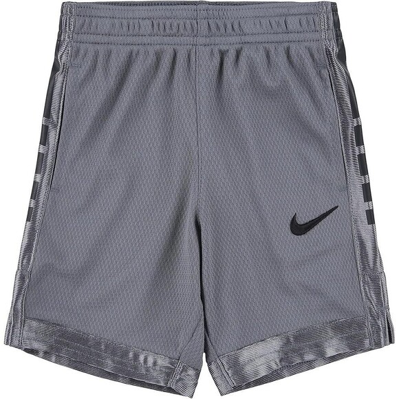 Nike Boys' Dri-FIT Elite Gray Stripe Basketball Shorts Size S - Picture 1 of 11